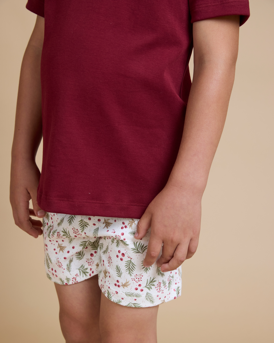 Pijama corto navideño niño