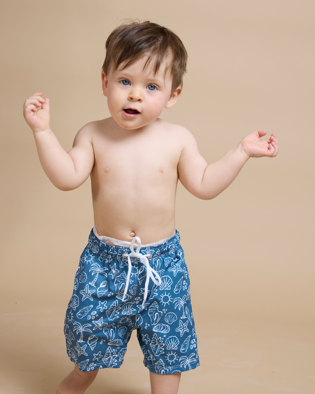 Traje de baño verano azul niño