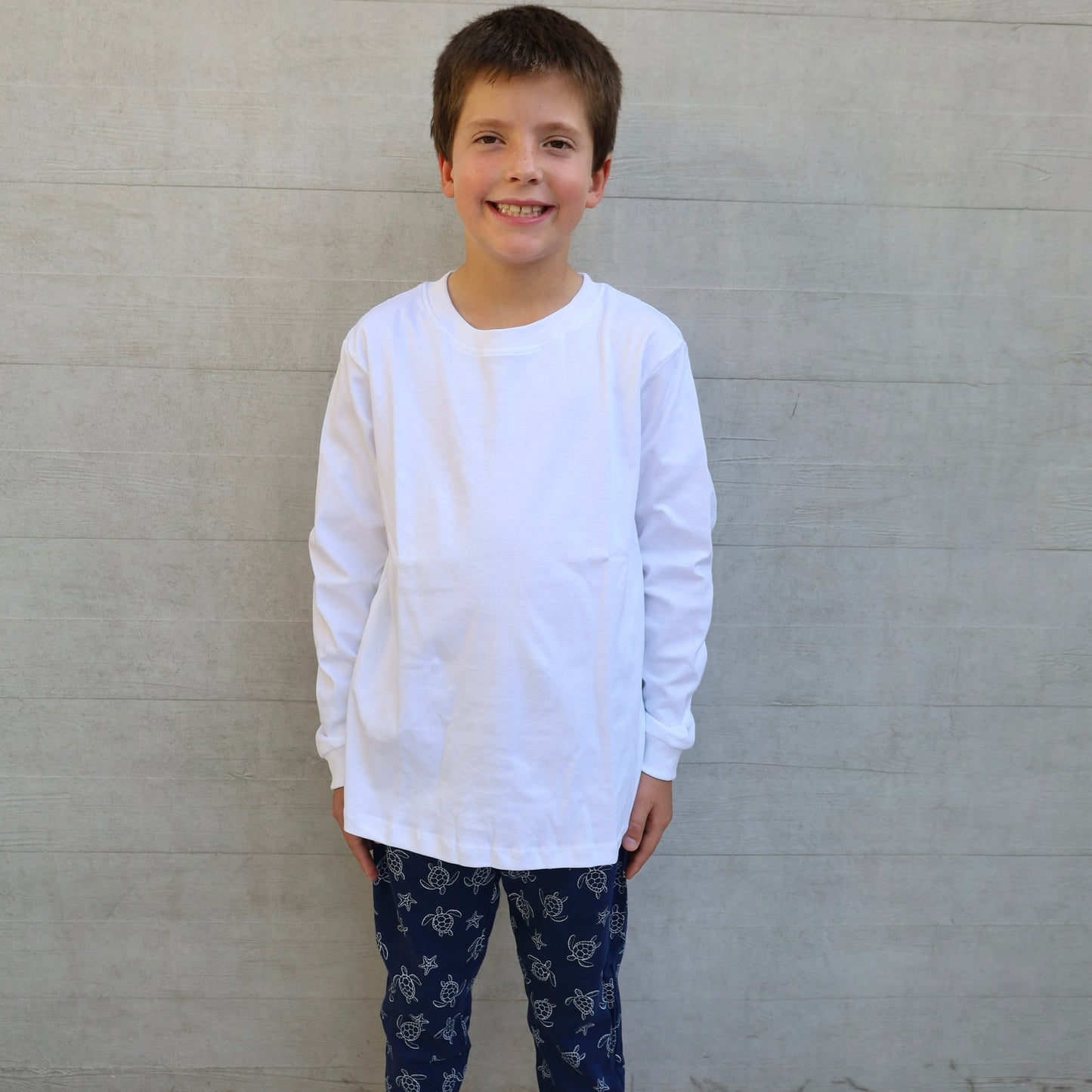 Pijama largo tortugas niño
