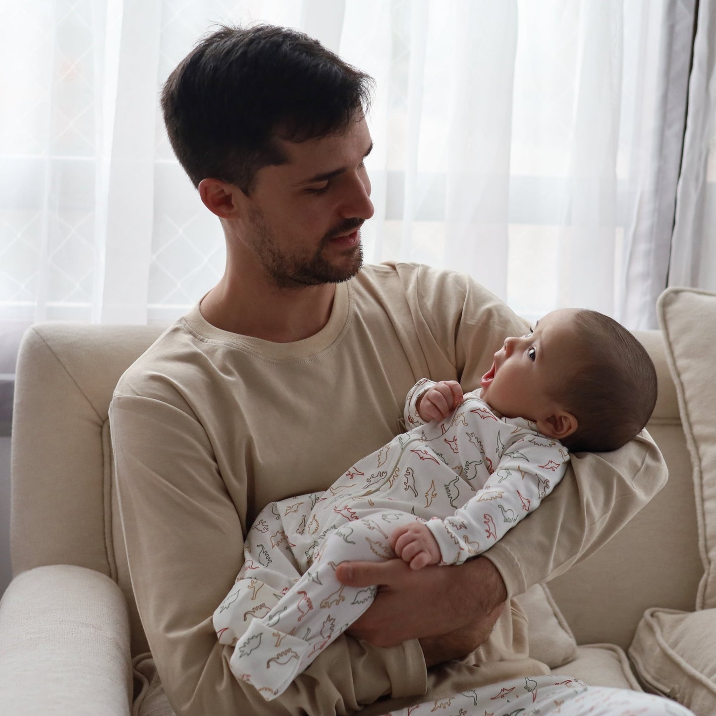 Enterito largo dinosaurios bebé niño - SimplyB