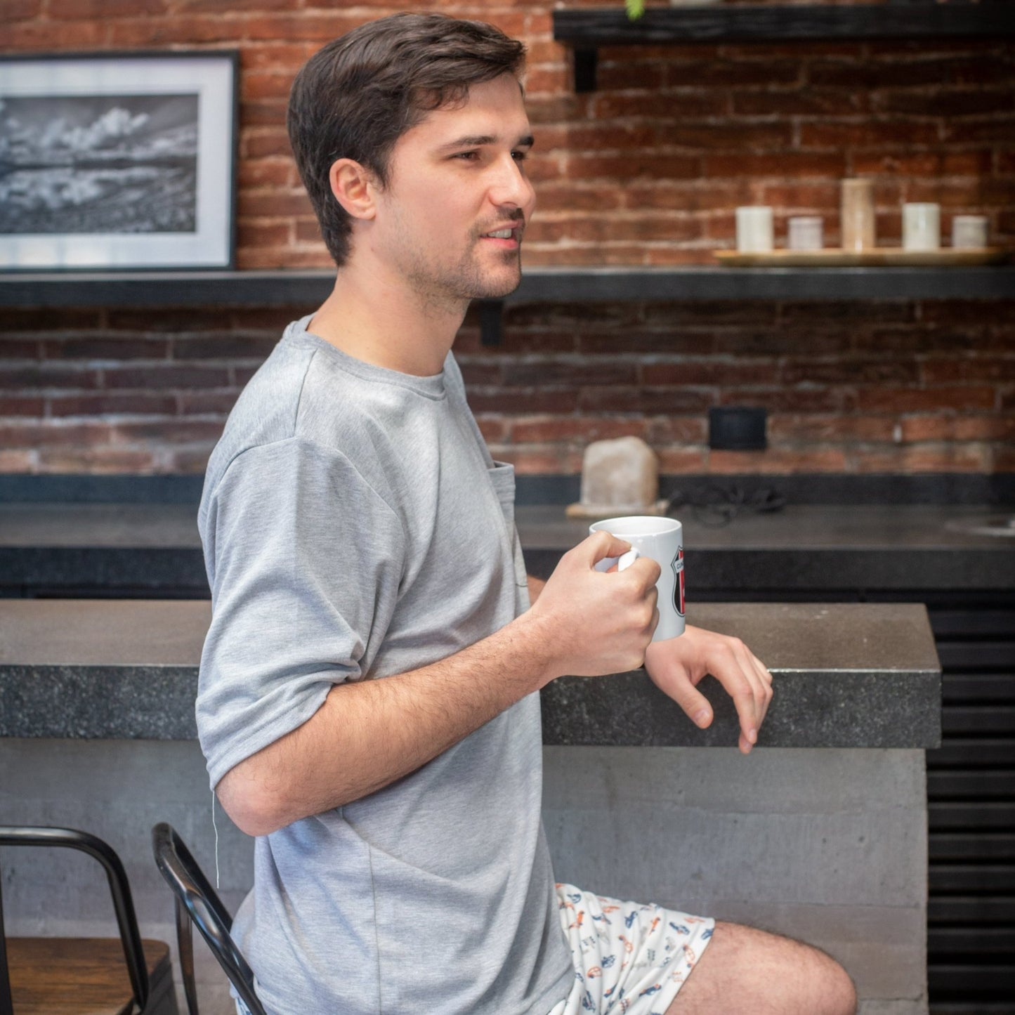 Pijama corto auto hombre - SimplyB