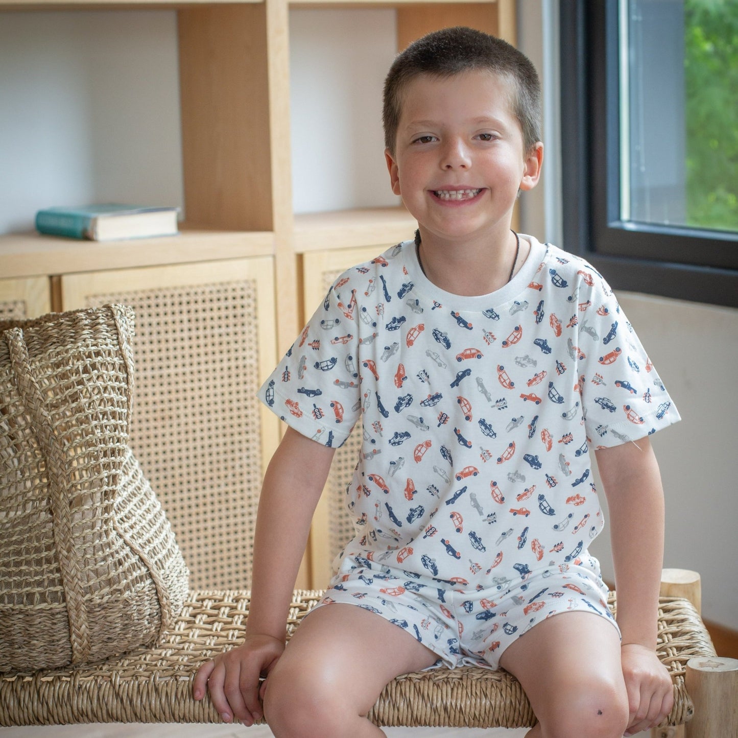 Pijama corto auto niño - SimplyB