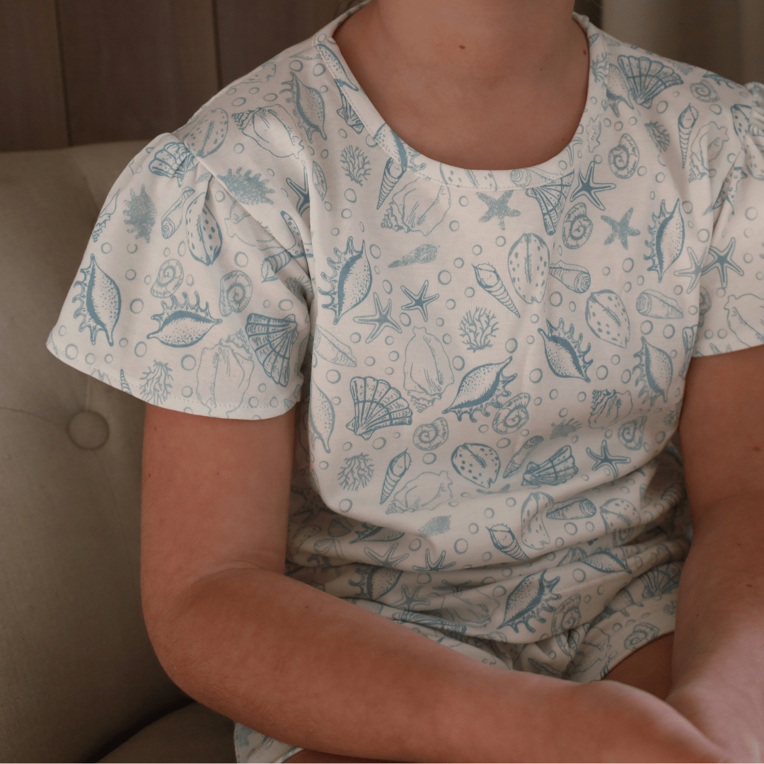 Pijama corto bajo del mar niña - SimplyB