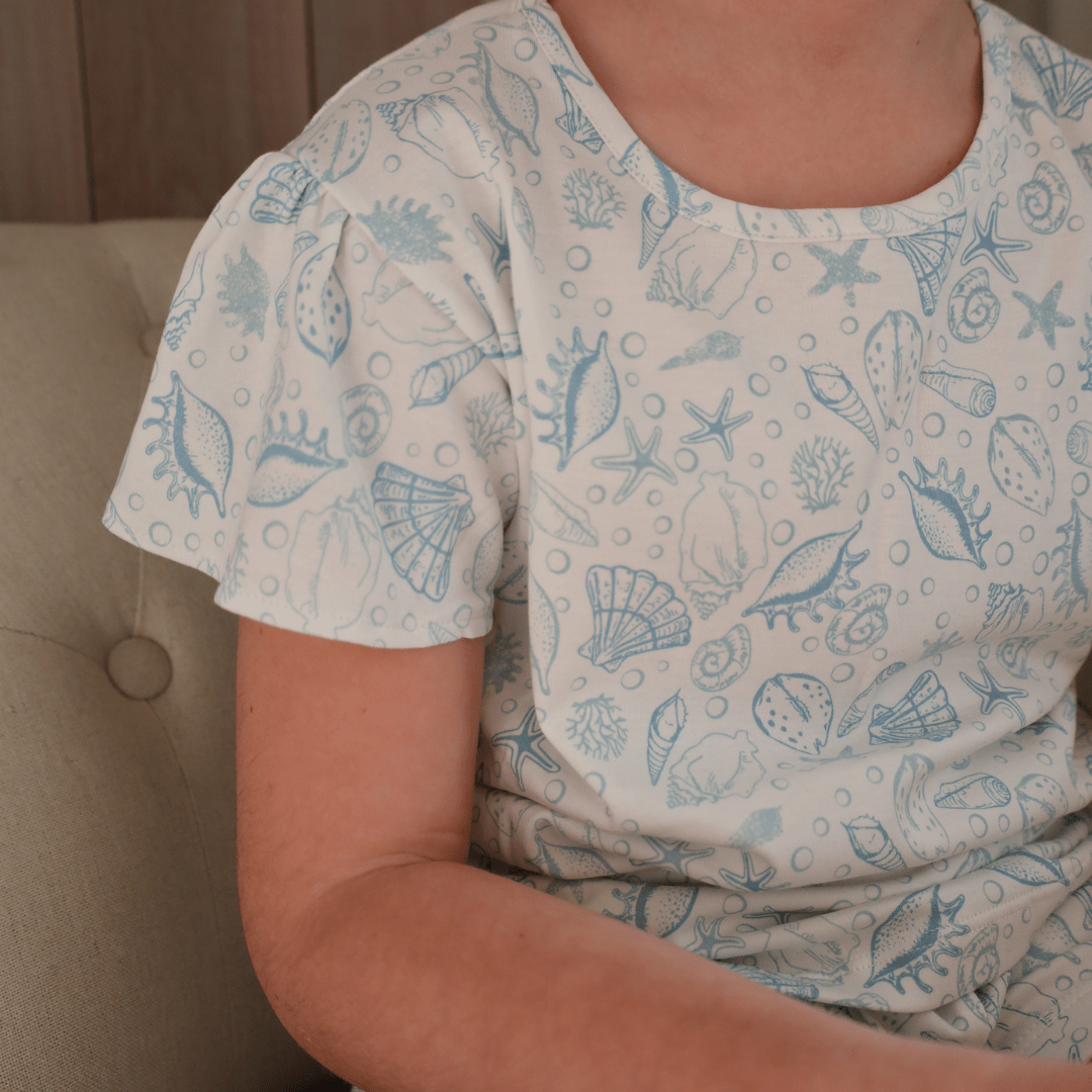 Pijama corto bajo del mar niña - SimplyB