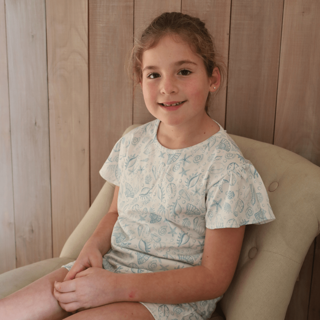 Pijama corto bajo del mar niña - SimplyB