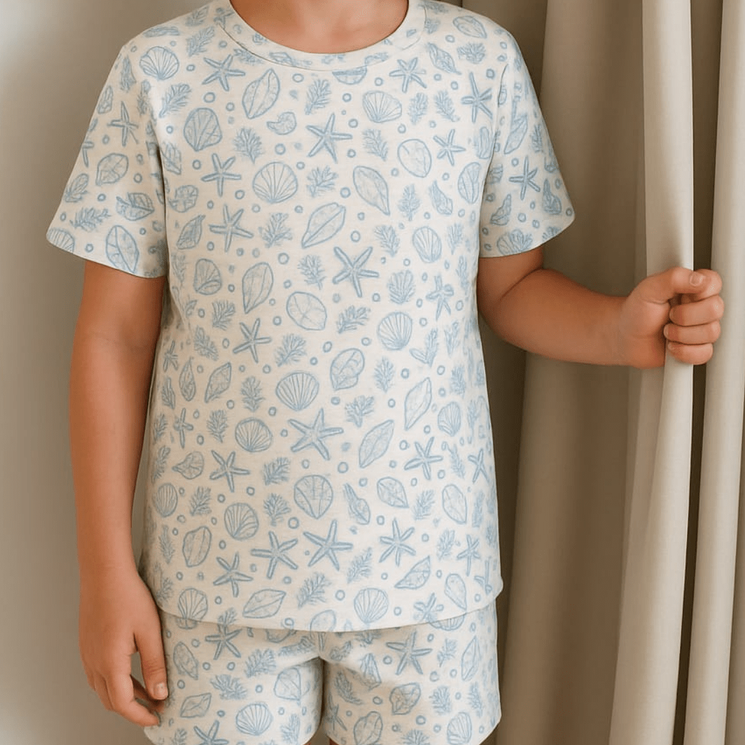 Pijama corto Bajo del mar niño - SimplyB
