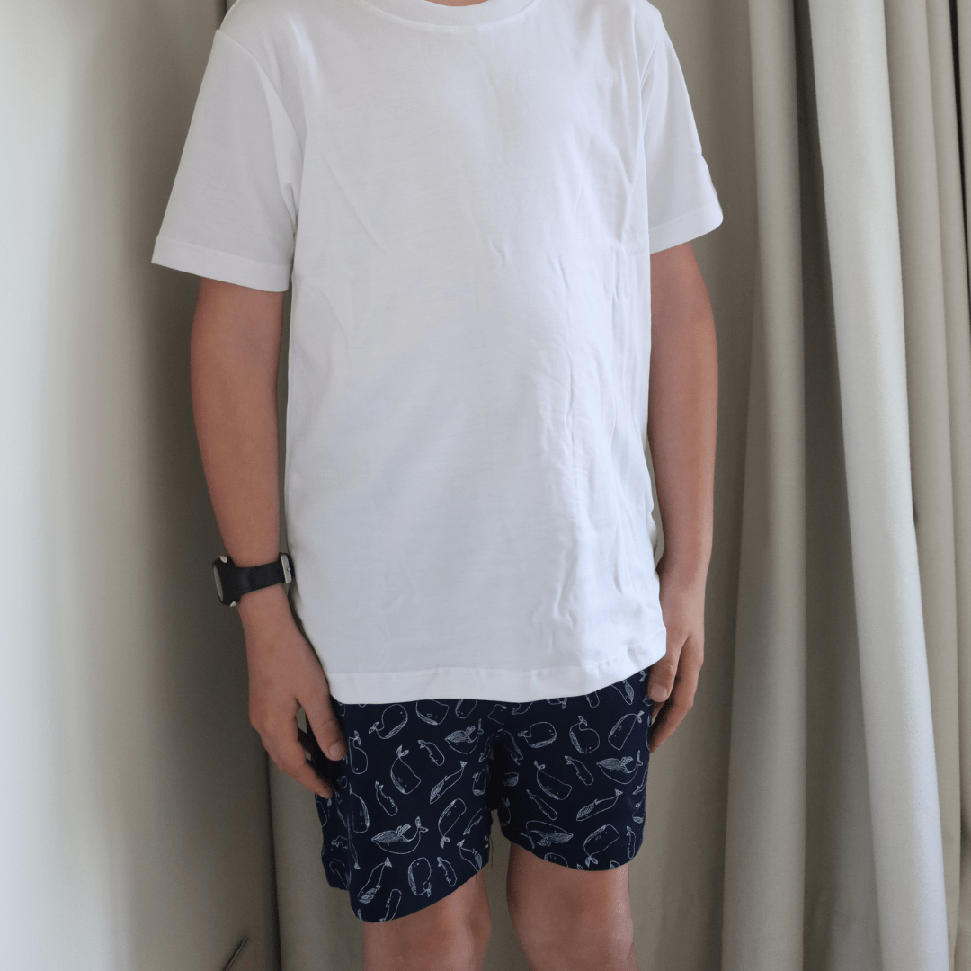 Pijama corto ballena niño - SimplyB
