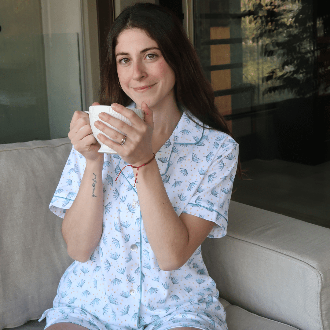 Pijama corto botánico mujer - SimplyB