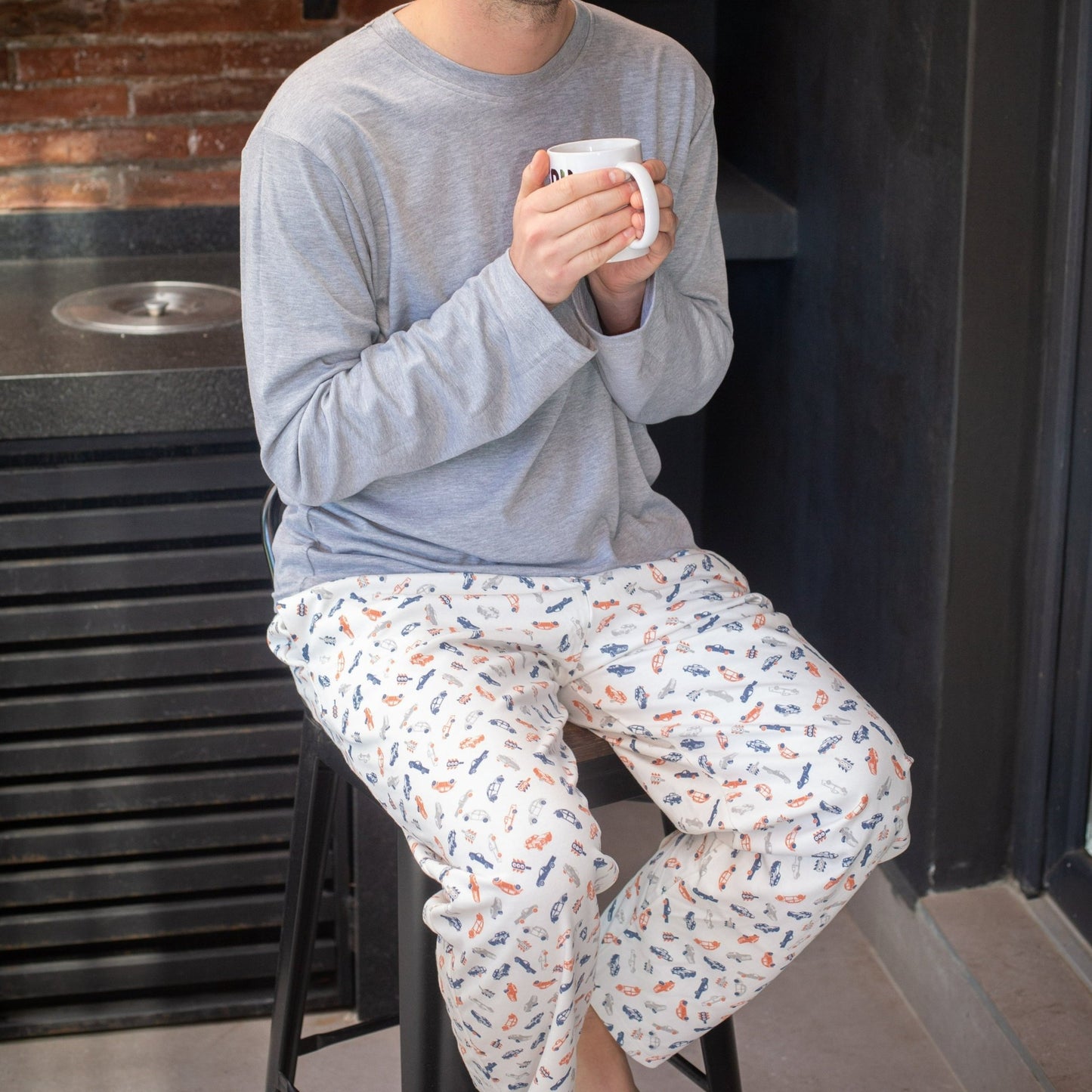 Pijama largo auto hombre - SimplyB