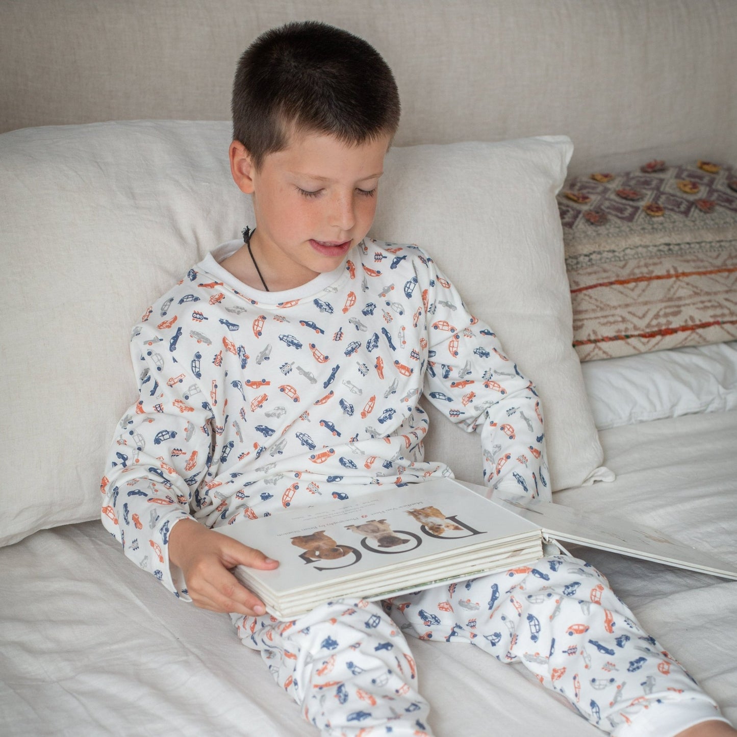 Pijama largo auto niño - SimplyB