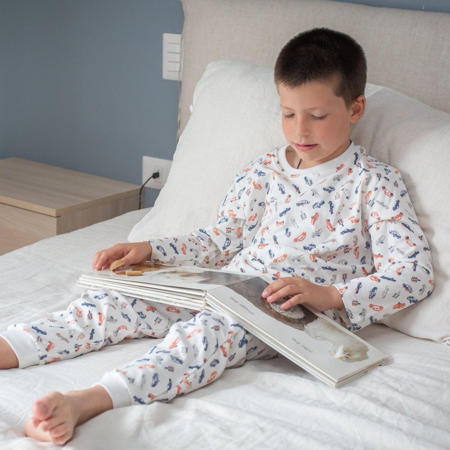 Pijama largo auto niño - SimplyB