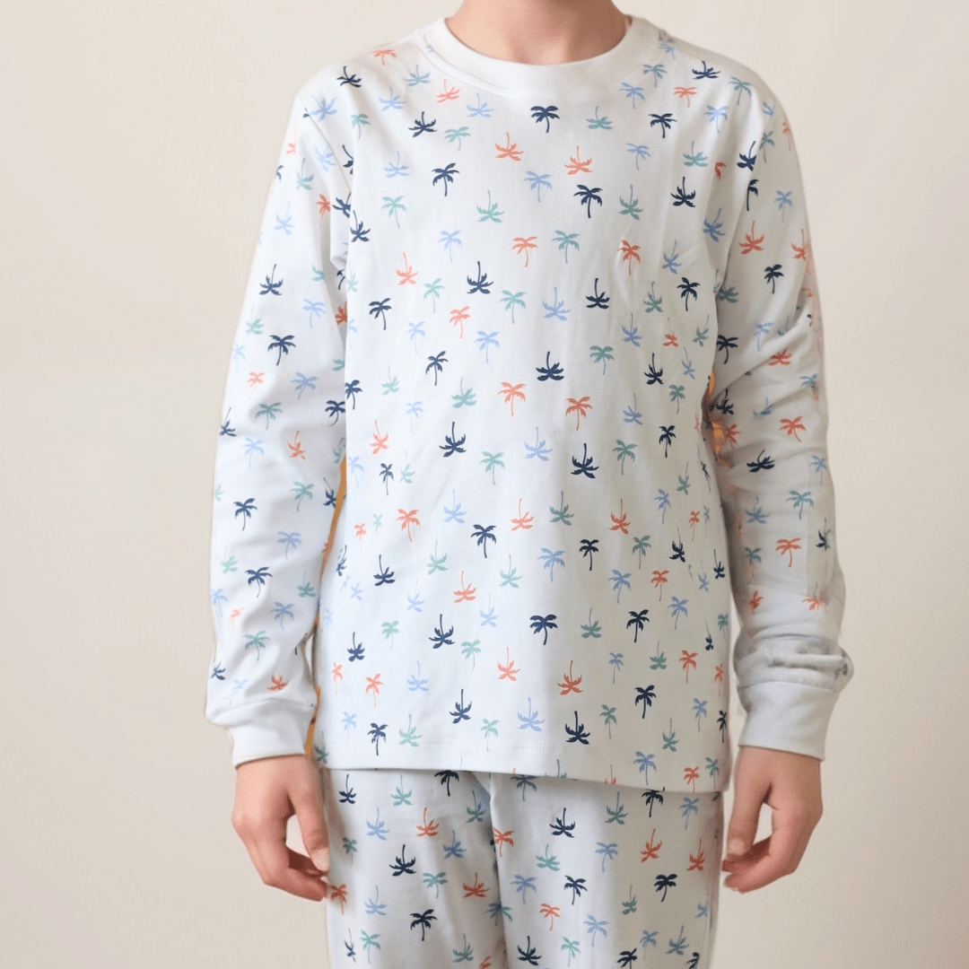 Pijama largo palmeras de colores niño - SimplyB