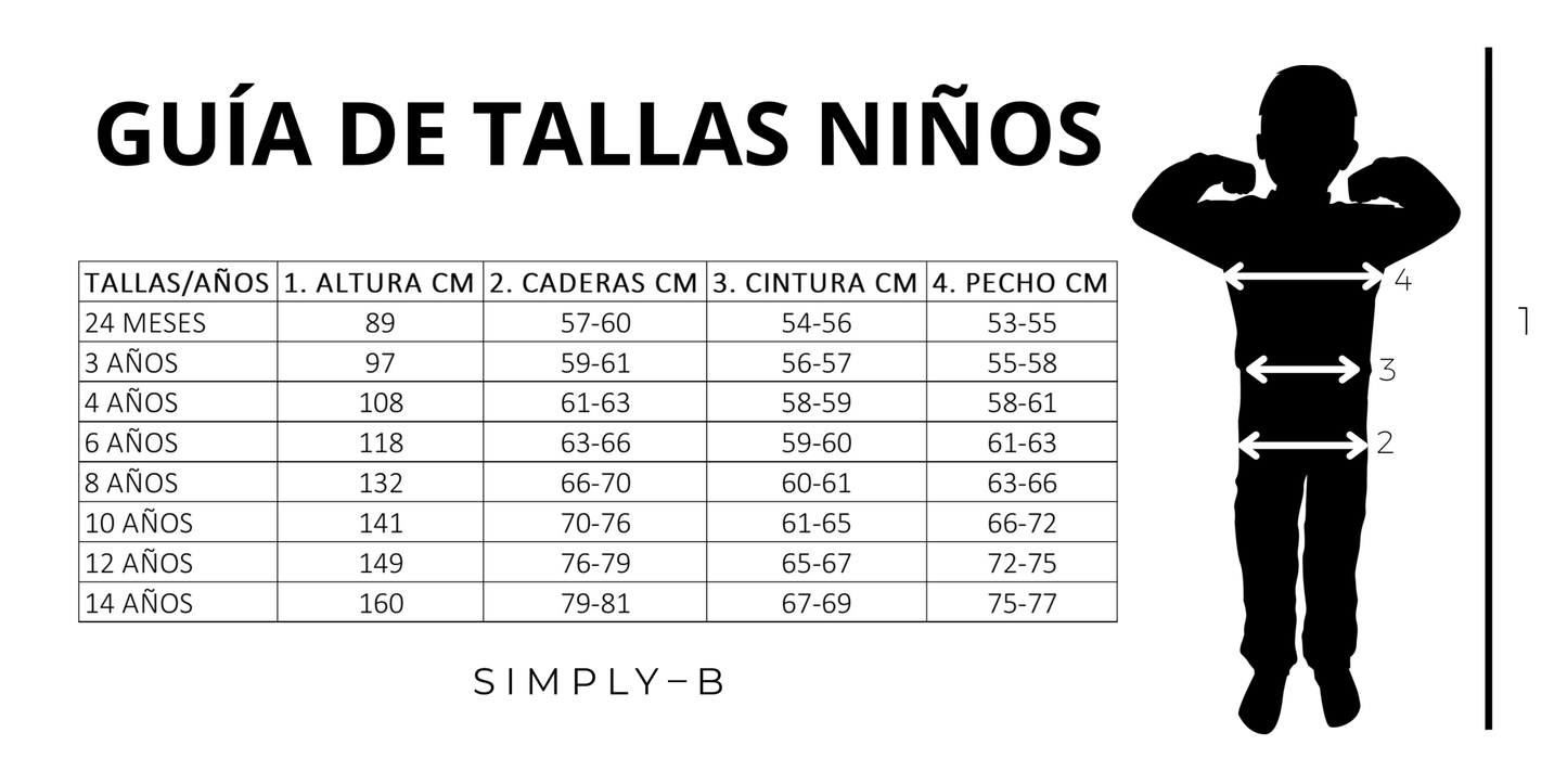Pijama largo piñas niño - SimplyB