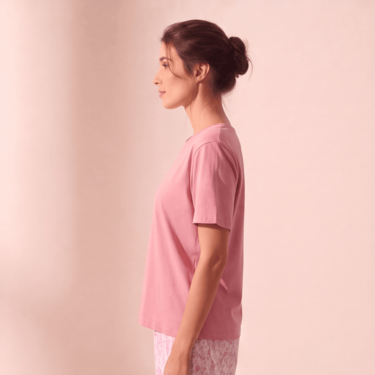 Pijama Mujer Pantalón y Polera Algodón Pima África - SimplyB