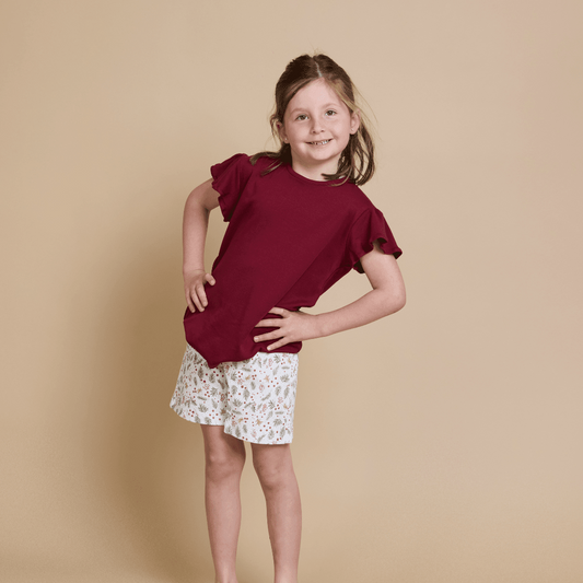 Pijama Niña Corto Algodón Pima Navideño - SimplyB