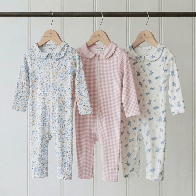 Enteritos de Bebé Algodón Pima | Cierre Fácil y Suavidad - SimplyB