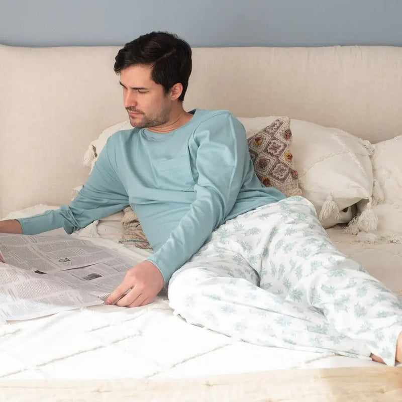 Pijamas Manga Larga Hombre | Algodón Pima Premium - SimplyB