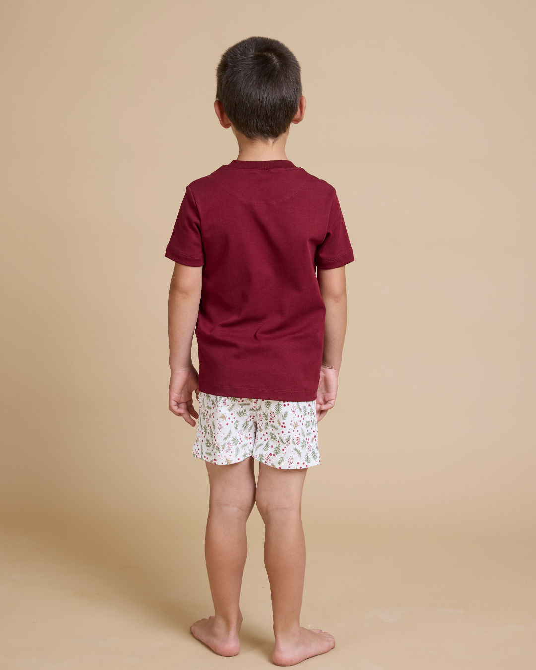 Pijama corto navideño niño