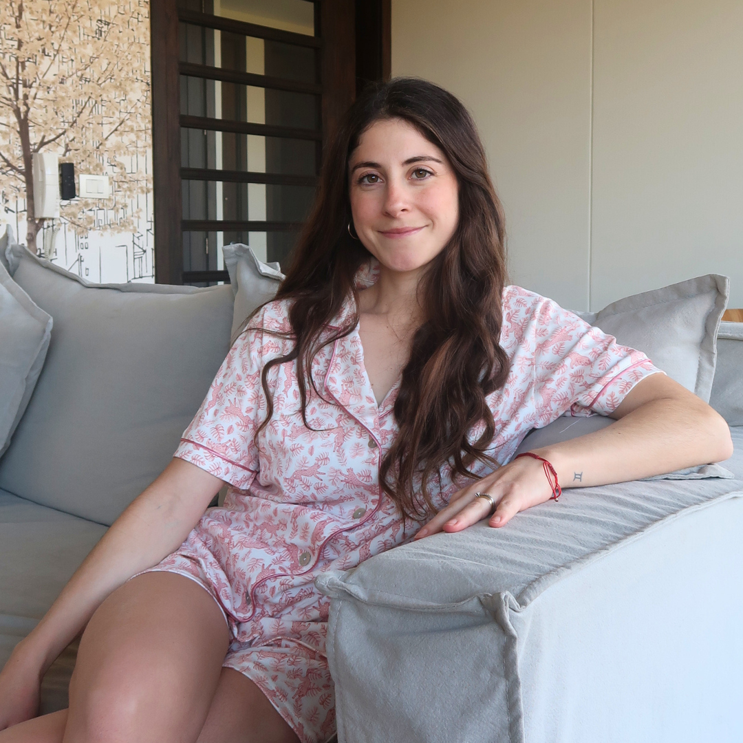 Pijama corto Africa mujer