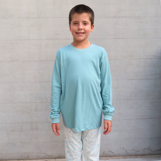 PREVENTA Pijama largo bajo del mar niño