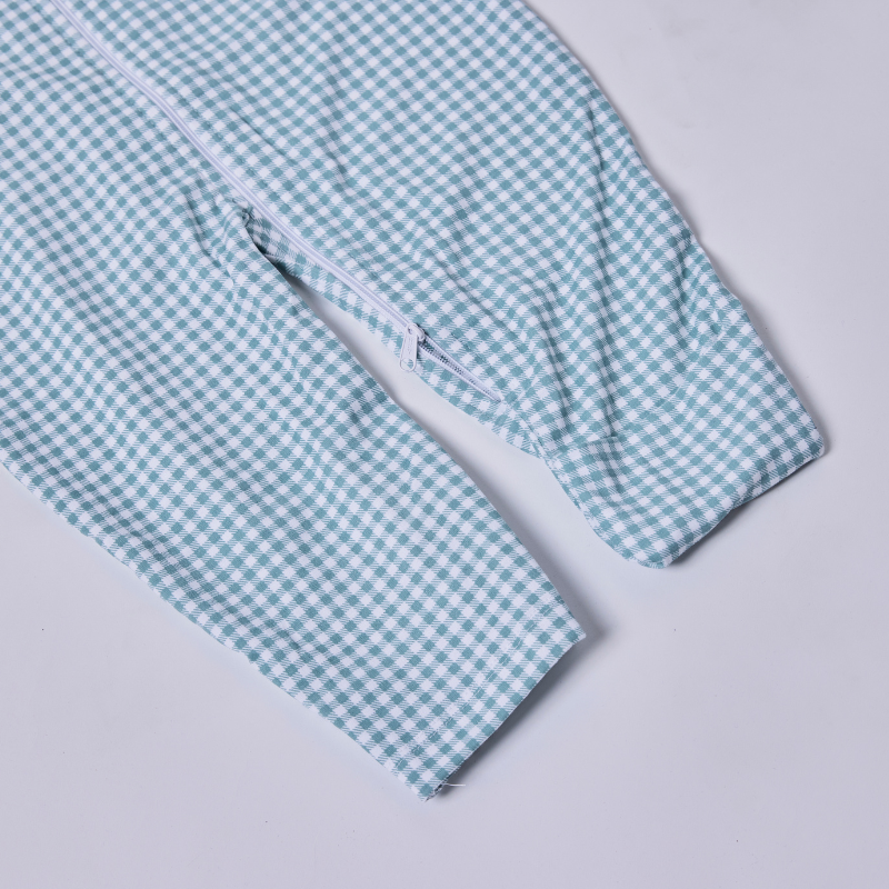 Enterito Bebé Niño Vichy Verde – Algodón Pima 100% | SimplyB