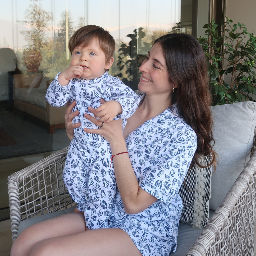 Pijama corto helecho mujer