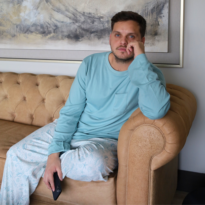 PREVENTA Pijama largo bajo del mar hombre