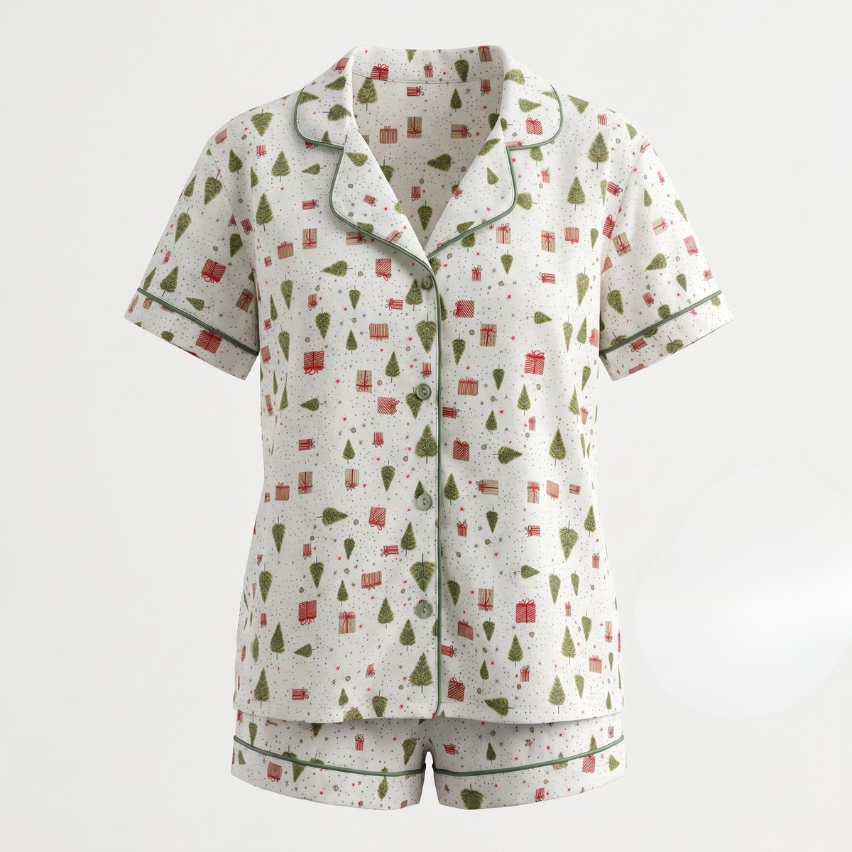 Pijama navideño regalos Mujer algodón pima