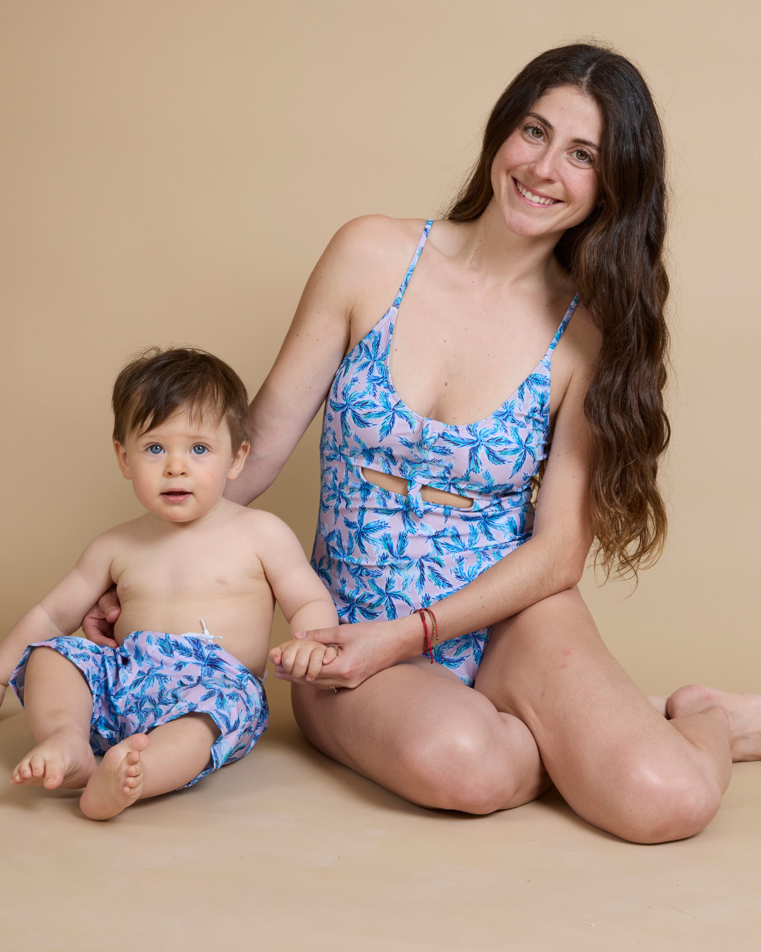 Traje de baño tropical mujer