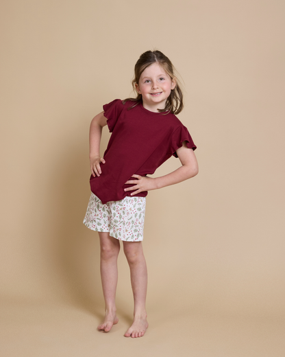 Pijama corto navideño niña