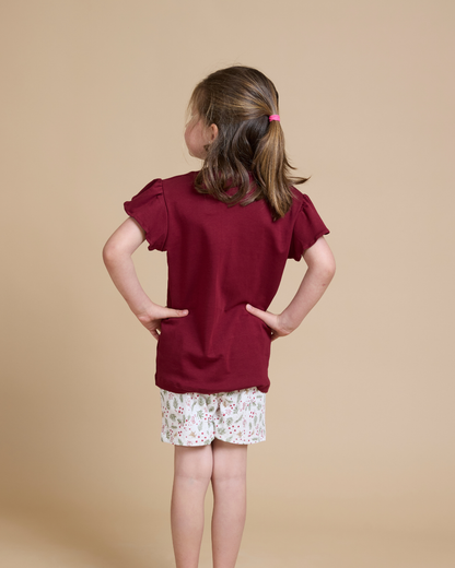 Pijama corto navideño niña