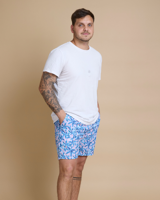 Traje de baño tropical hombre