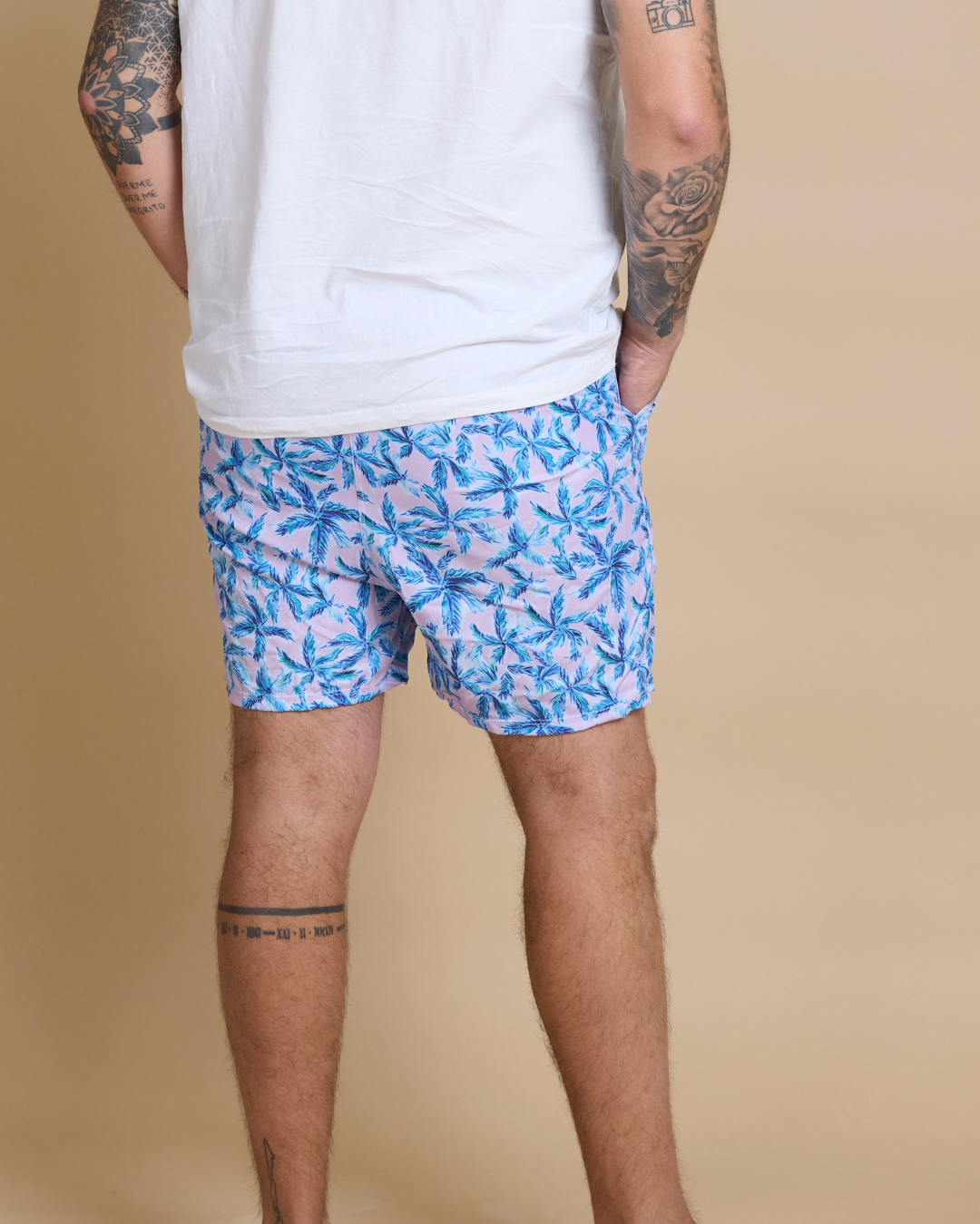 Traje de baño tropical hombre