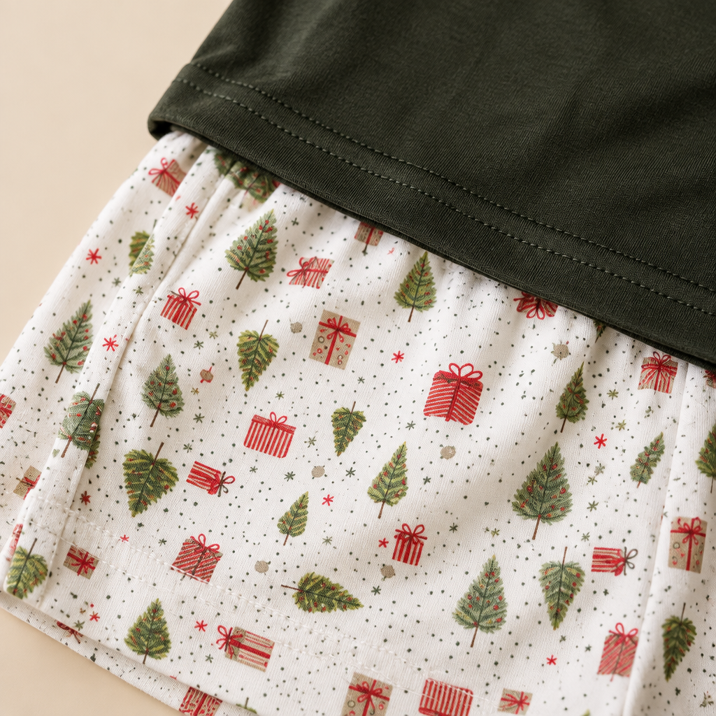 Pijama navideño regalos corto hombre