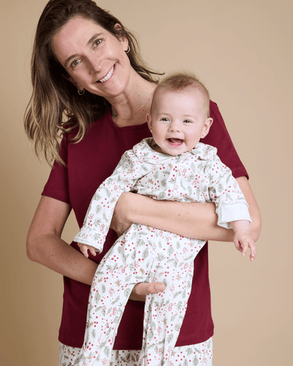 Enterito Bebé Niña Algodón Pima Navideño - SimplyB