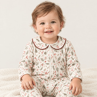 Enterito Bebé Niña Algodón Pima Navideño - SimplyB