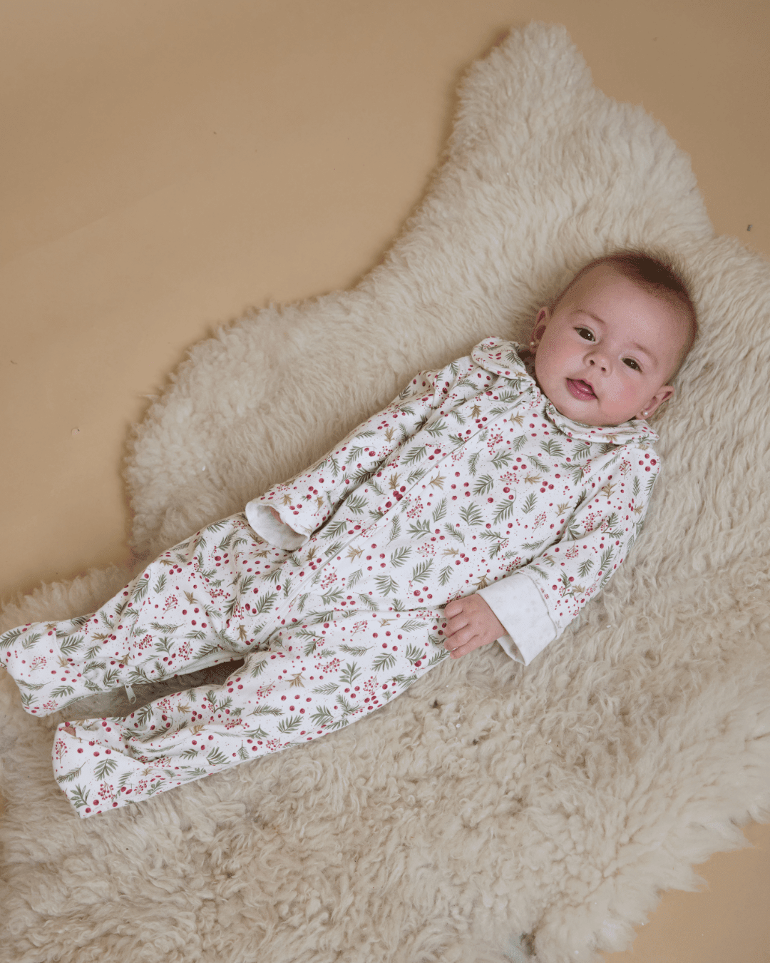 Enterito Bebé Niña Algodón Pima Navideño - SimplyB