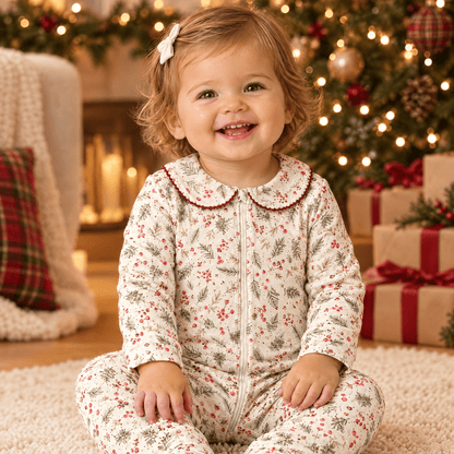 Enterito Bebé Niña Algodón Pima Navideño - SimplyB