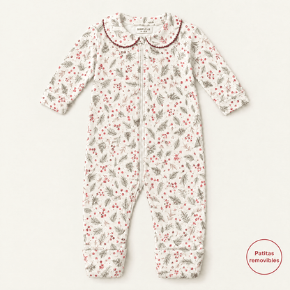 Enterito Bebé Niña Algodón Pima Navideño - SimplyB