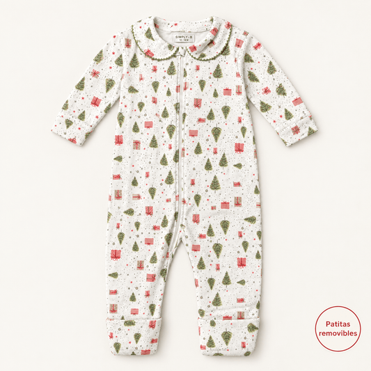 Enterito Bebé Niña Algodón Pima Navideño regalos - SimplyB
