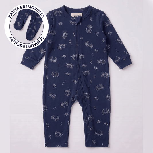 Enterito Bebé Niño Algodón Pima Cangrejos - SimplyB