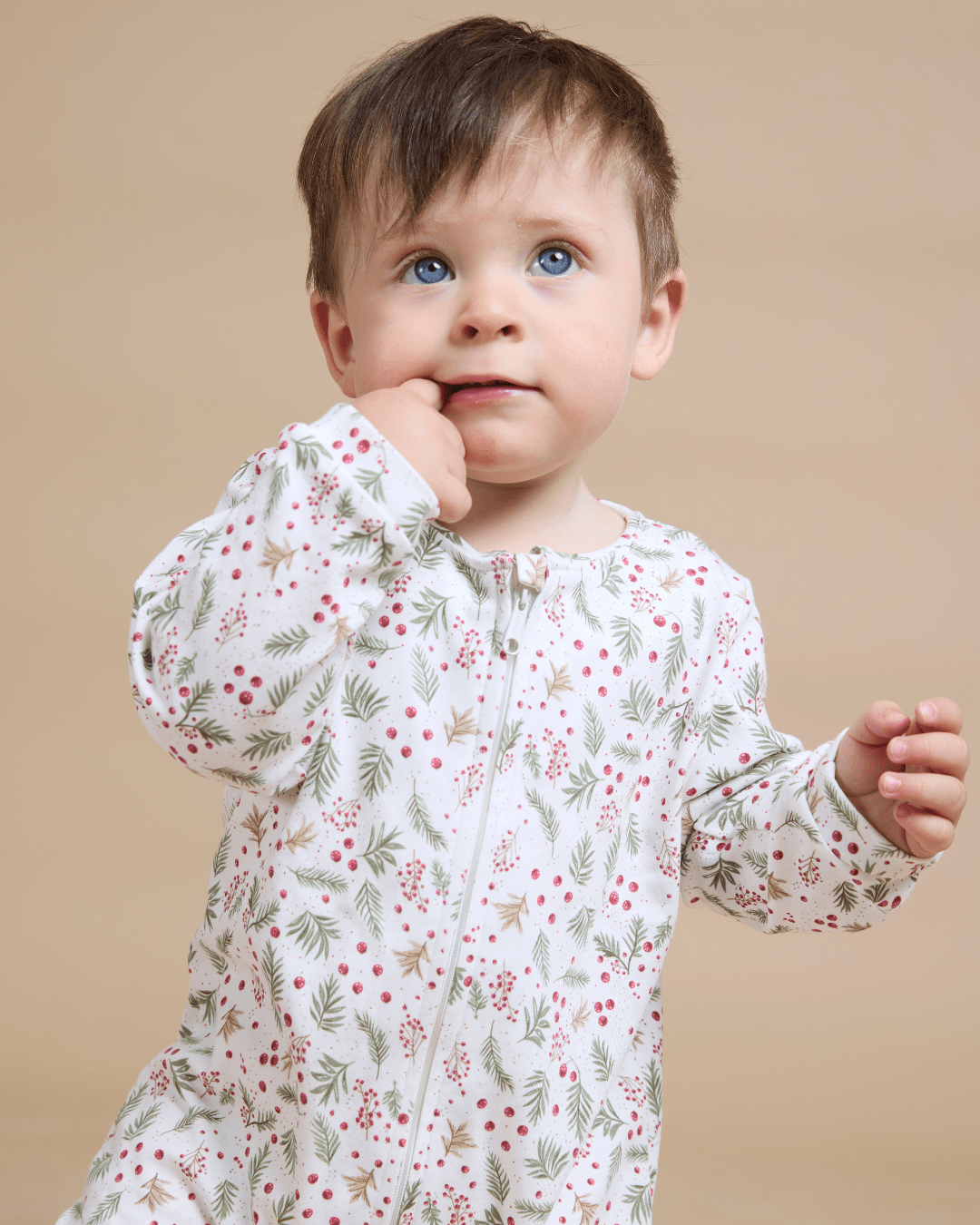 Enterito Bebé Niño Algodón Pima Navideño - SimplyB