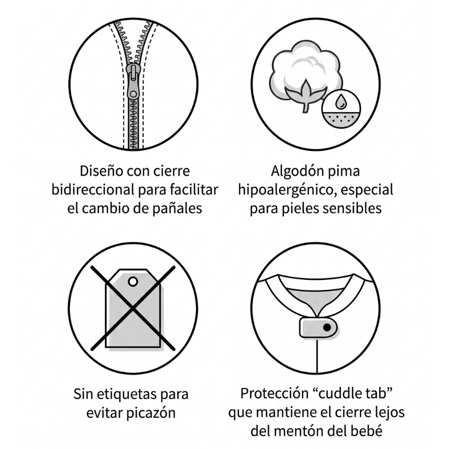 Enterito Bebé Niño Algodón Pima Tortugas Acuarela - SimplyB