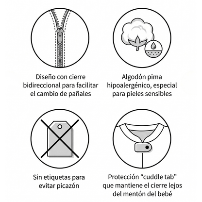 Enterito Bebé Niño Algodón Pima Tortugas Acuarela - SimplyB