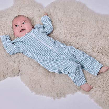 Enterito Bebé Niño Algodón Pima Vichy Verde - SimplyB