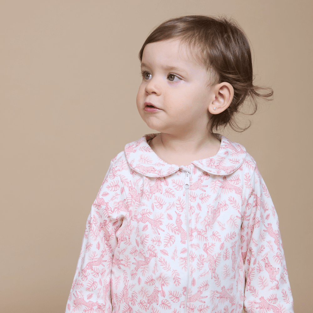 Enterito largo bebé niña África Algodón Pima - SimplyB