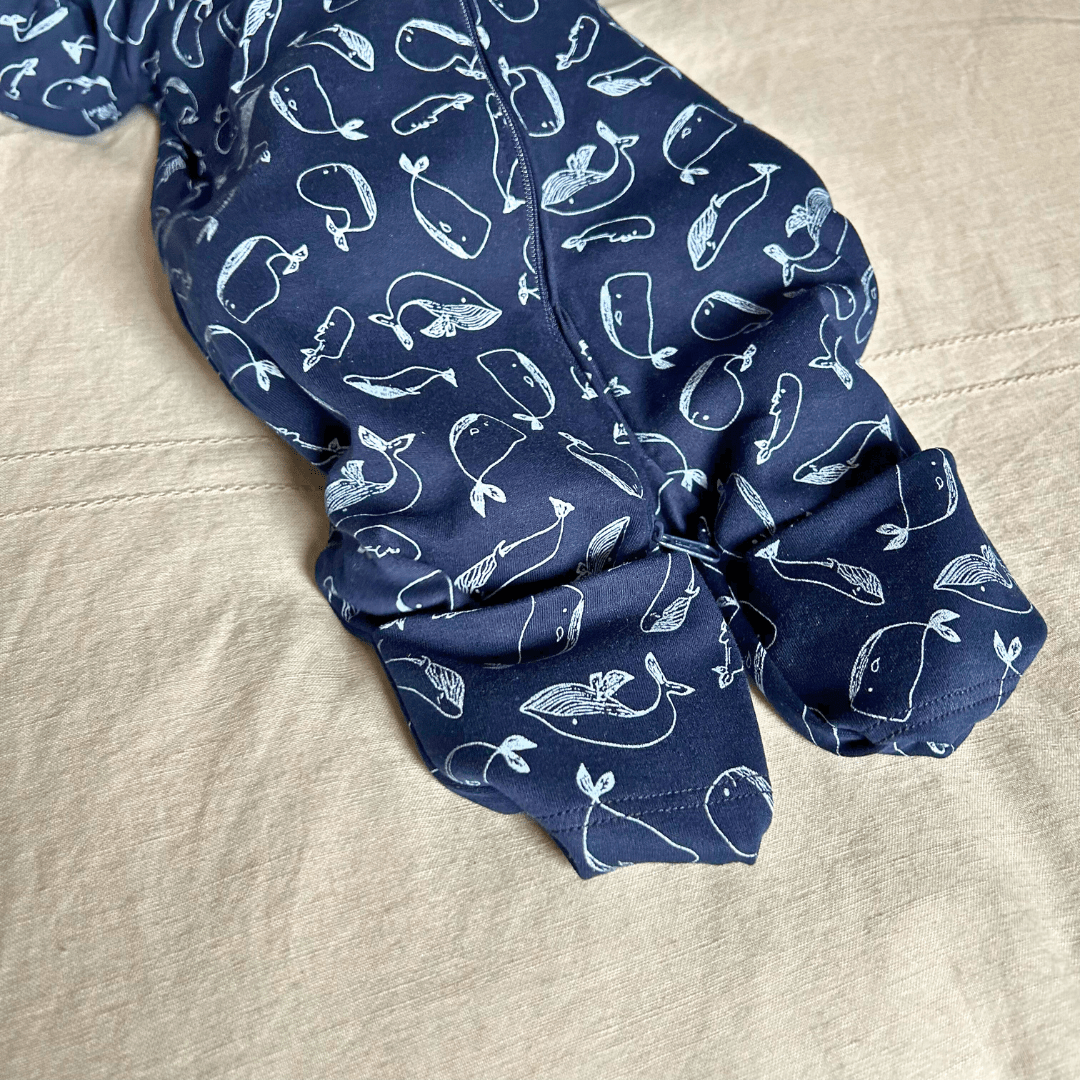 Enterito largo bebé niña ballenas - SimplyB