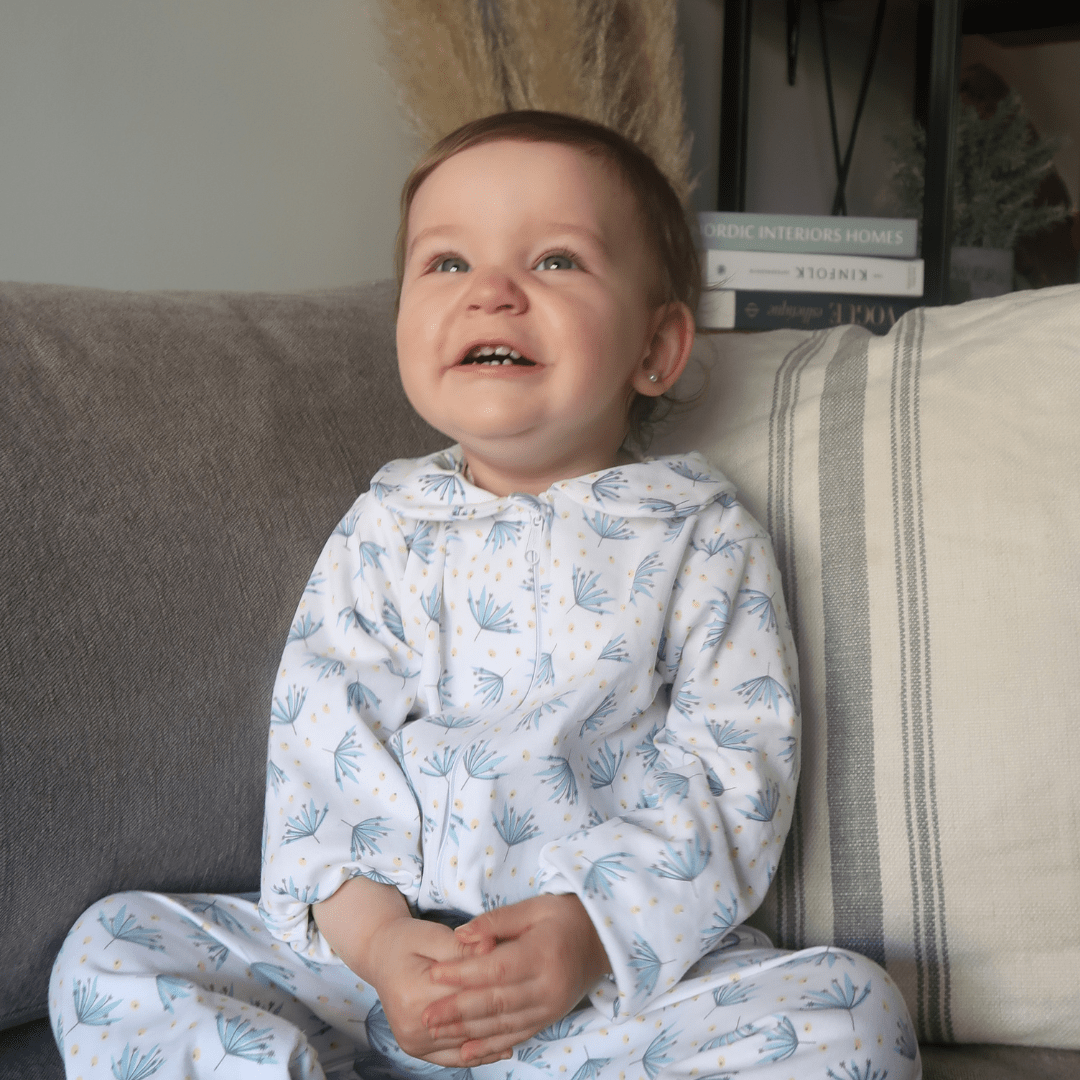 Enterito largo bebé niña botánico algodón pima - SimplyB