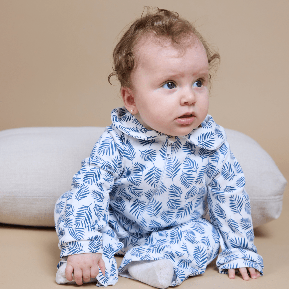 Enterito largo bebé niña helecho algodón pima - SimplyB