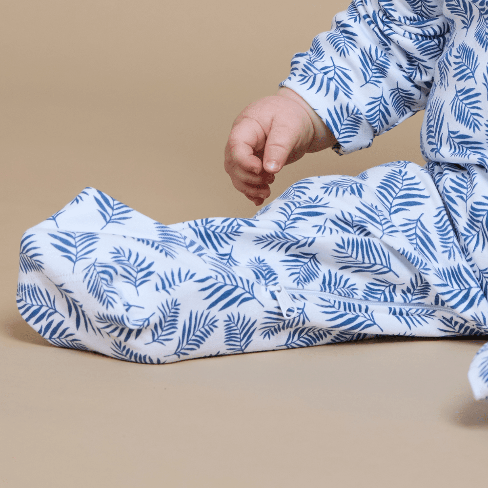 Enterito largo bebé niña helecho algodón pima - SimplyB